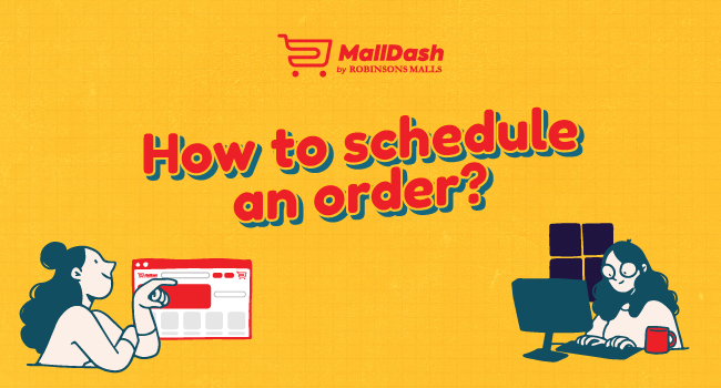 How to schedule an order