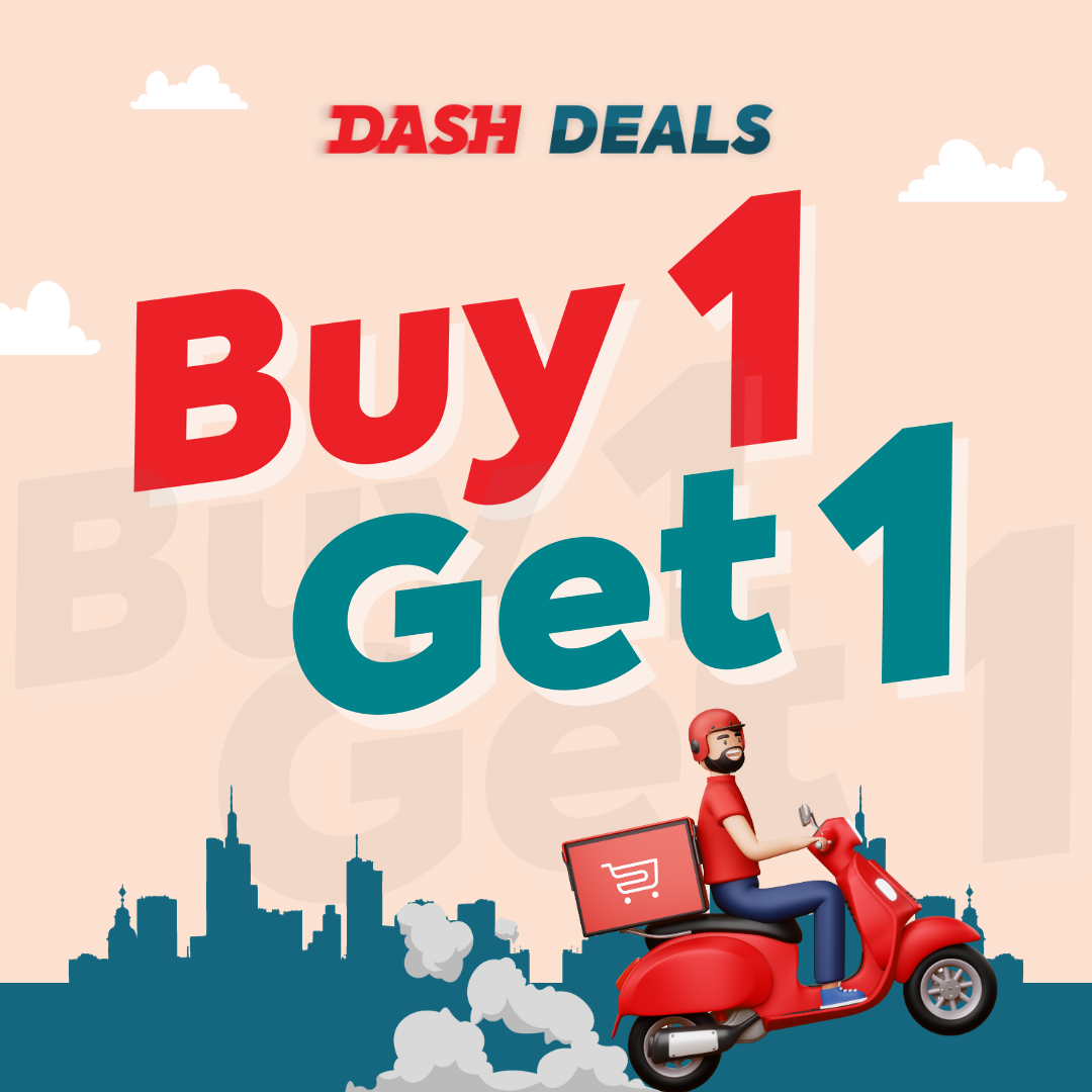 Enjoy BUY 1, GET 1 FREE deal exclusive on MallDash!