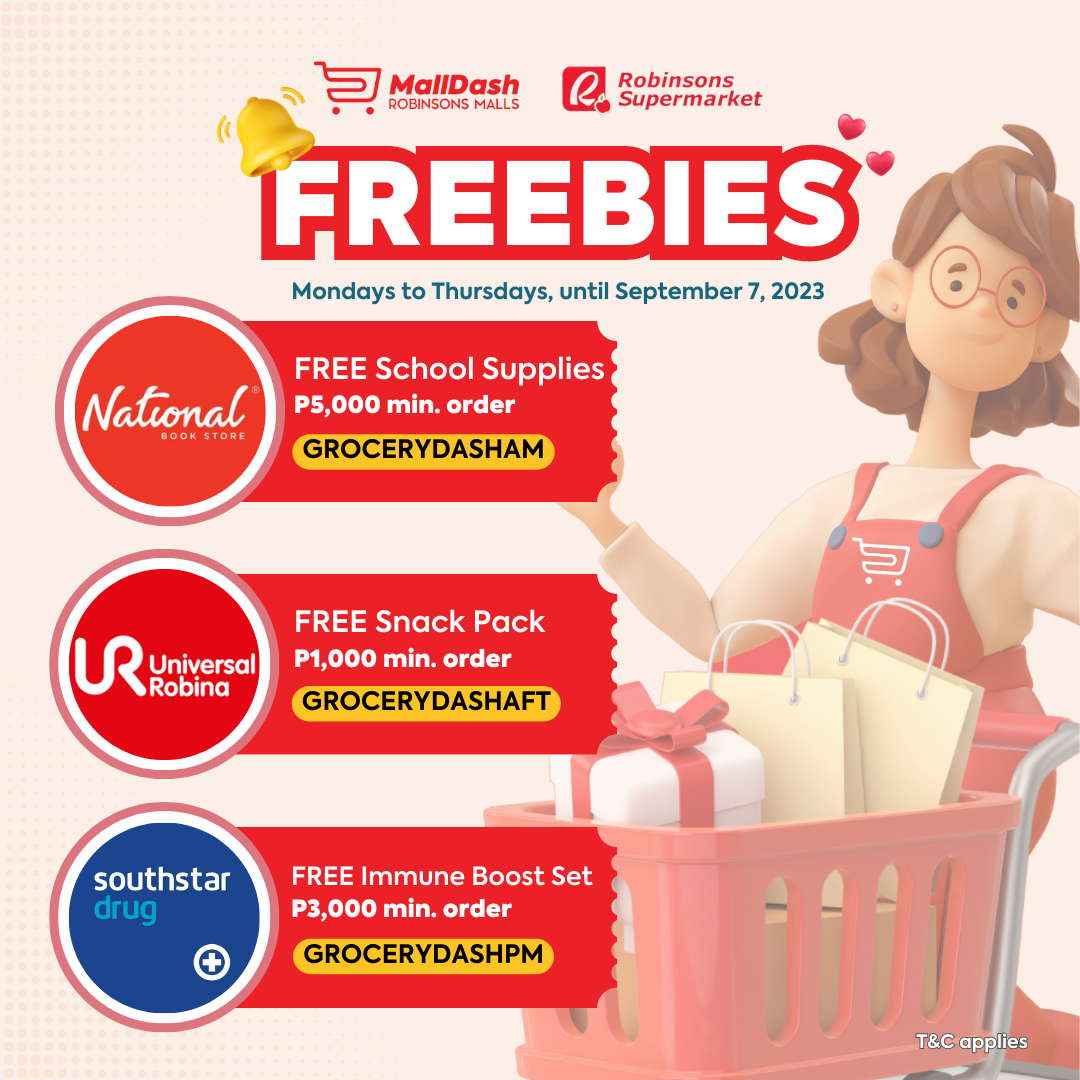 MallDash Exclusive: Order groceries and score useful freebies!